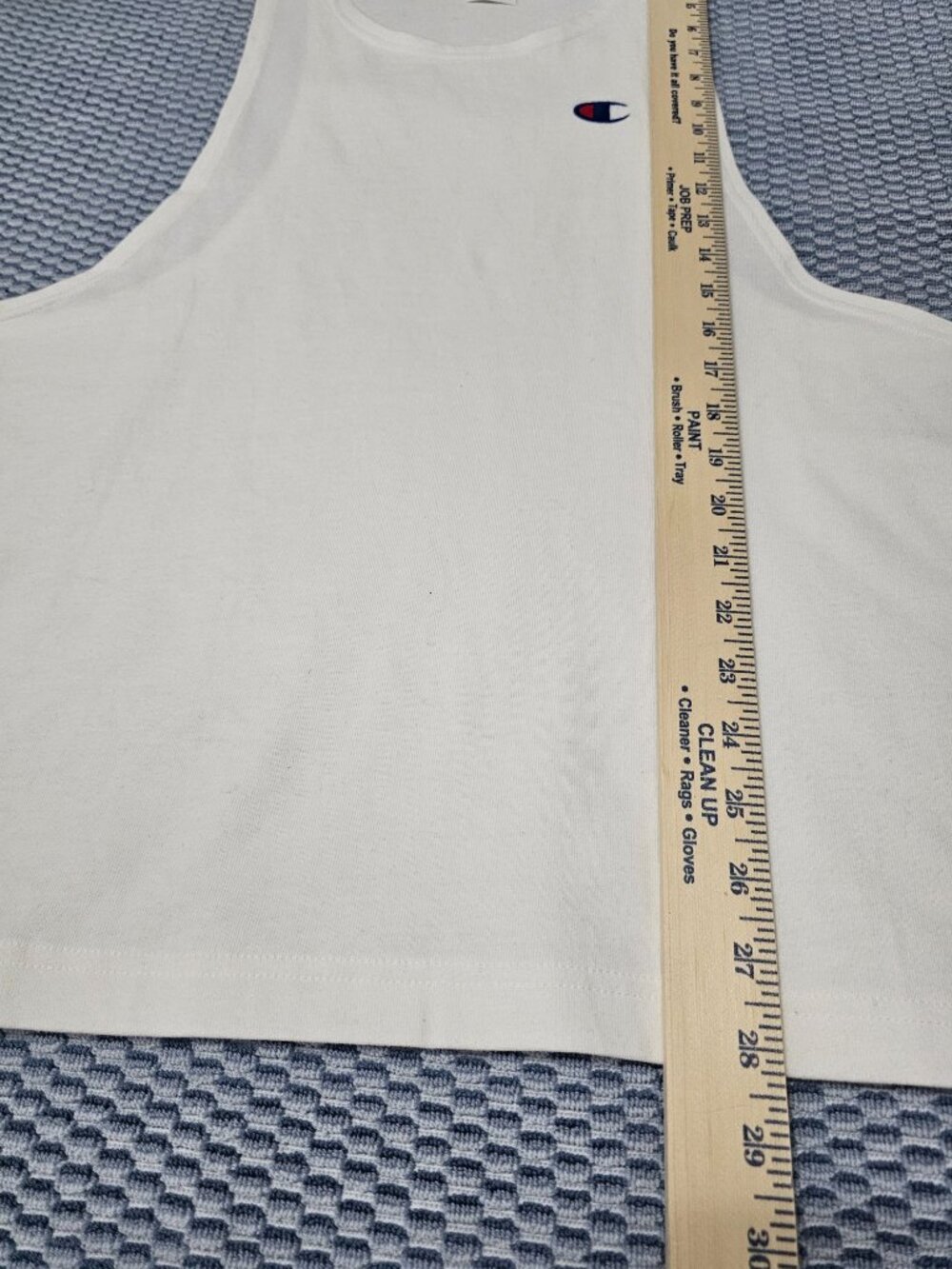 NWT Champion Men's Heritage Muscle Tank - White Size Medium - Picture 7 of 7